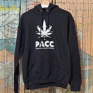 JERZEES PACC Pennsylvania Cannabis Connection, Cotton Blend Hoodie, Black, M